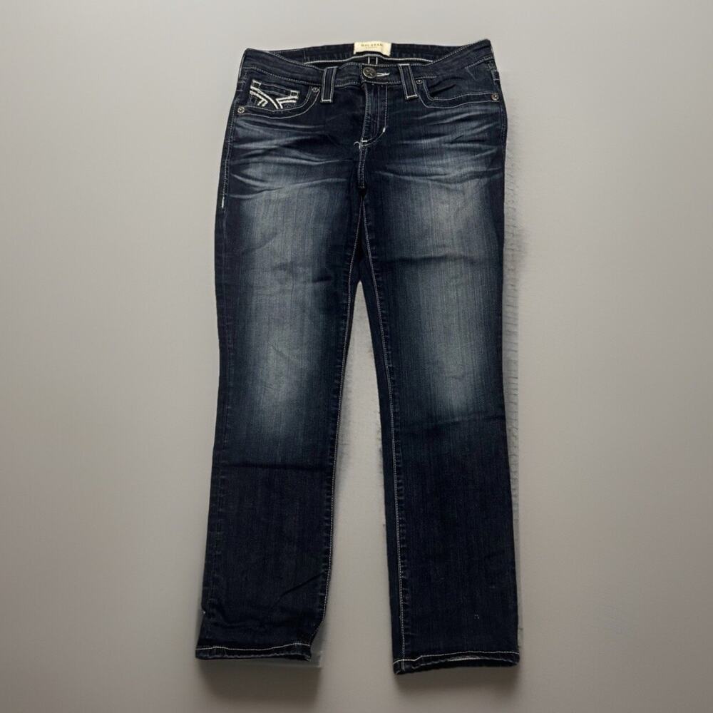 Big Star Maddie Y2K StyleStretch 7/8 Length Jeans Womens Size 27w Dark Blue